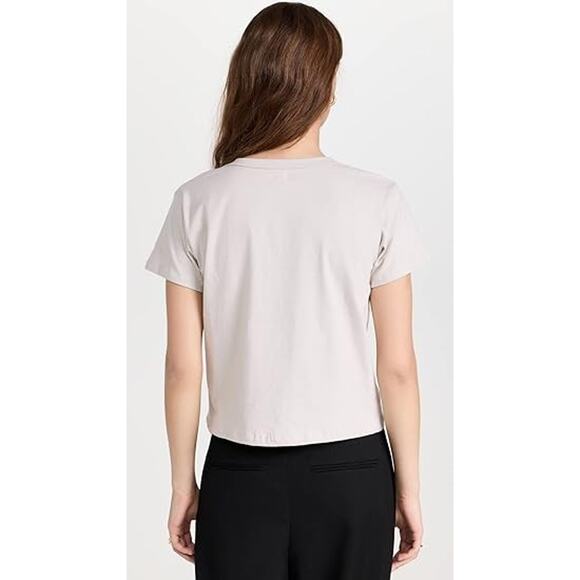 Leset Classic Margo Short Sleeve Tee Creme - S - Picture 2 of 5